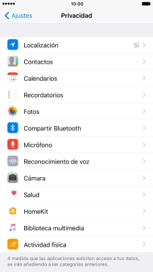 Pulsa Localización.