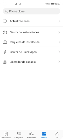 Pulsa Actualizaciones.