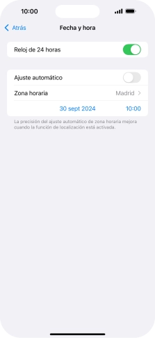 Pulsa el indicador junto a 