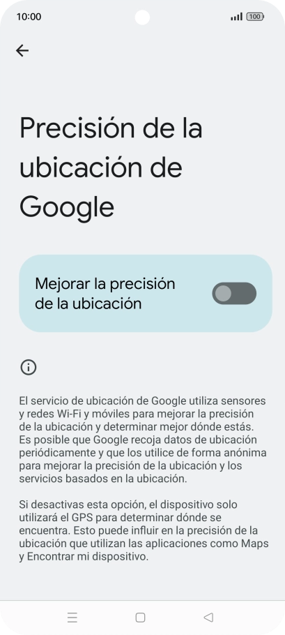 Si pulsas el indicador junto a 