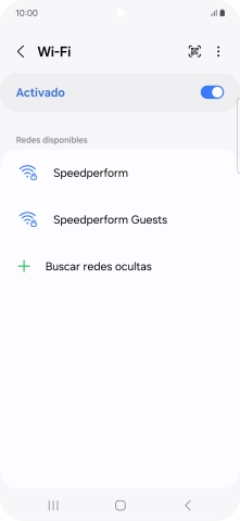 Pulsa la red wifi deseada.