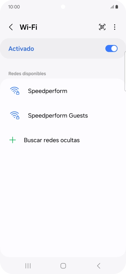 Pulsa la red wifi deseada.