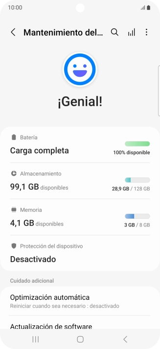 Pulsa Batería.