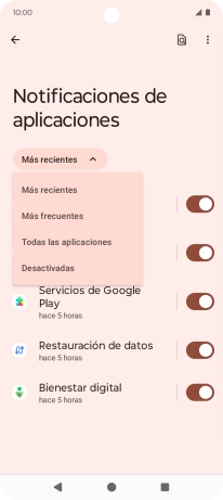 Pulsa Todas las aplicaciones.