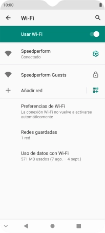 Pulsa la tecla de inicio para terminar y regresar a la pantalla de inicio.