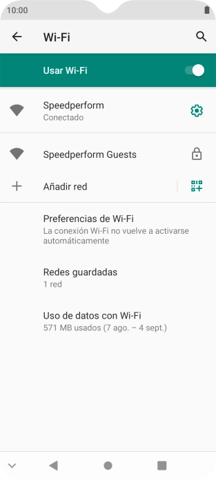 Pulsa la tecla de inicio para terminar y regresar a la pantalla de inicio.