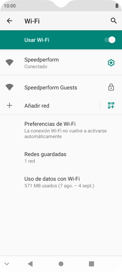 Pulsa la tecla de inicio para terminar y regresar a la pantalla de inicio.