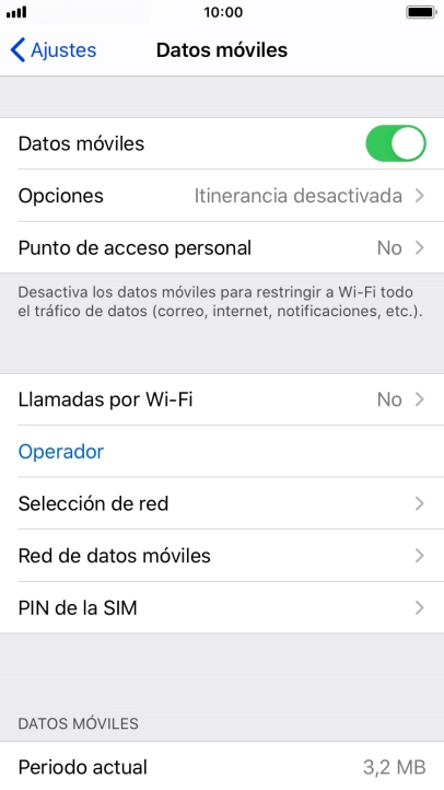 Pulsa Selección de red.