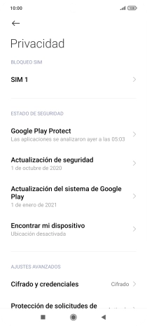 Pulsa el nombre de la tarjeta SIM.