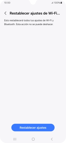 Pulsa Restablecer ajustes.