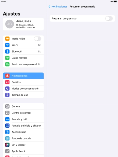 Pulsa el indicador junto a 