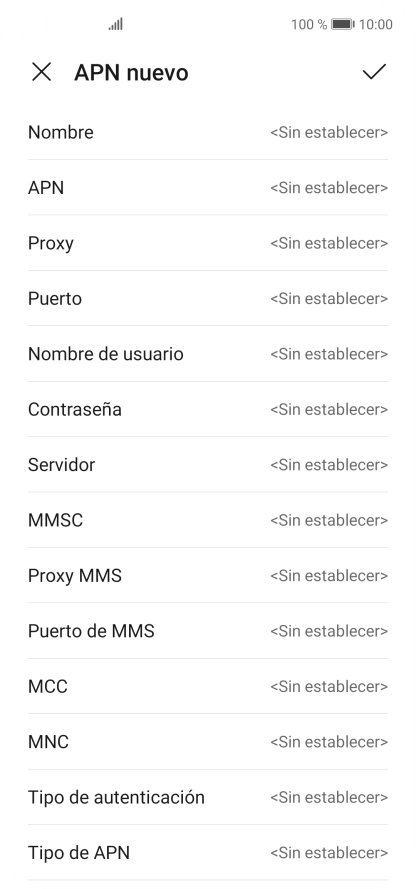 Pulsa Nombre.