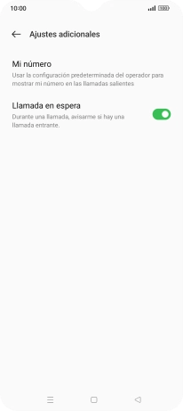 Pulsa el indicador junto a 