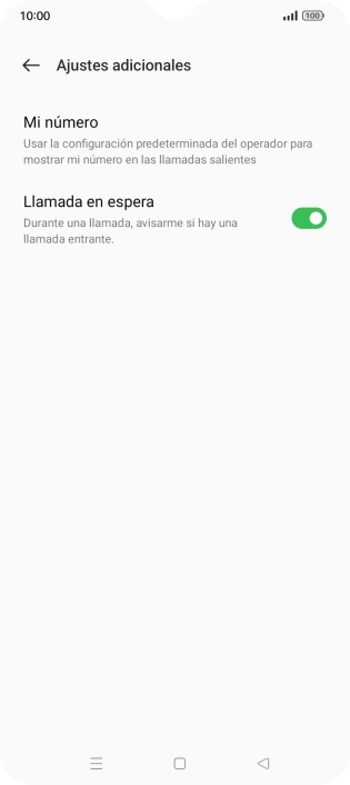 Pulsa el indicador junto a 