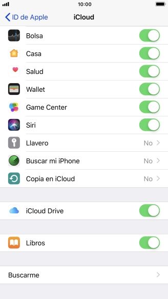 Pulsa Copia en iCloud.