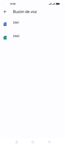 Pulsa la tarjeta SIM deseada.