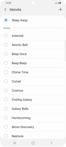 Pulsa la tecla de inicio para terminar y regresar a la pantalla de inicio.