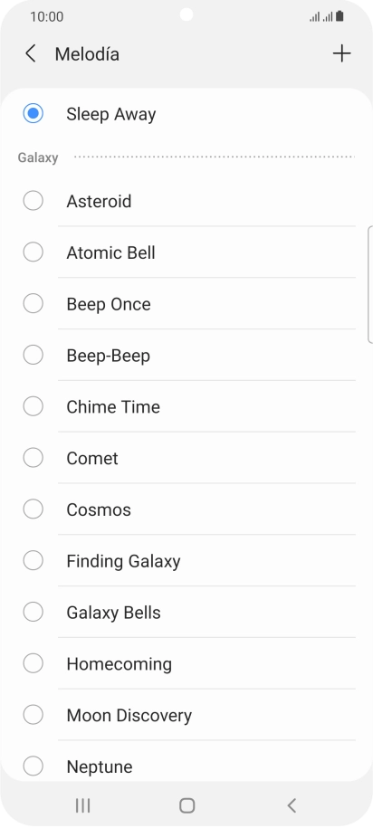 Pulsa la tecla de inicio para terminar y regresar a la pantalla de inicio.