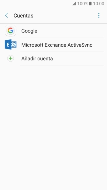 Si aparece en la pantalla esta imagen, tu cuenta de correo electrónico ha sido reconocida y configurada automáticamente. Sigue las indicaciones de la pantalla para introducir más información y terminar la configuración.