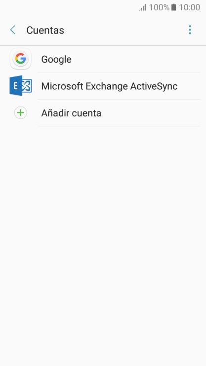 Si aparece en la pantalla esta imagen, tu cuenta de correo electrónico ha sido reconocida y configurada automáticamente. Sigue las indicaciones de la pantalla para introducir más información y terminar la configuración.