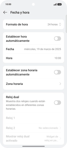 Pulsa el indicador junto a 