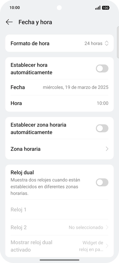 Pulsa el indicador junto a 