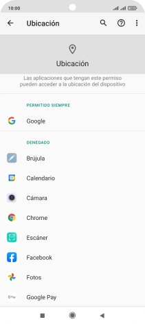Pulsa la app deseada.
