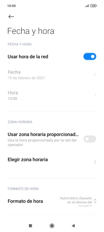 Pulsa el indicador junto a 