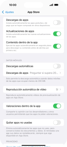 Pulsa el indicador junto a 