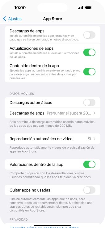 Pulsa el indicador junto a 