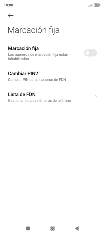 Pulsa el indicador junto a 