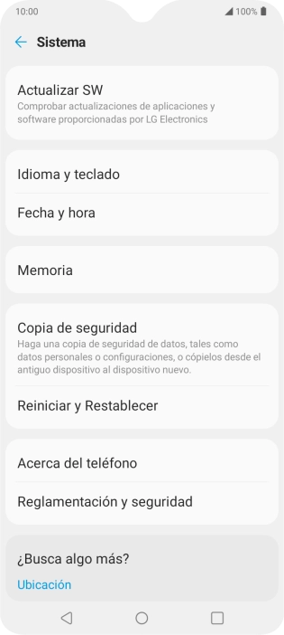Pulsa Fecha y hora.