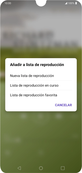 Pulsa Nueva lista de reproducción.