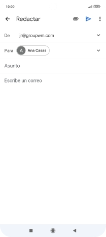 Pulsa Asunto e introduce el asunto deseado.