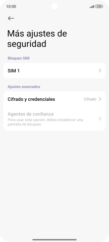 Pulsa el nombre de la tarjeta SIM.