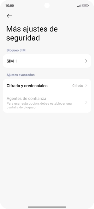 Pulsa el nombre de la tarjeta SIM.