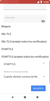 Pulsa Ninguna para desactivar la función.