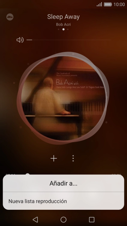 Pulsa Nueva lista reproducción.