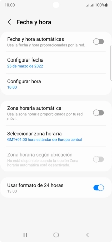 Pulsa el indicador junto a 