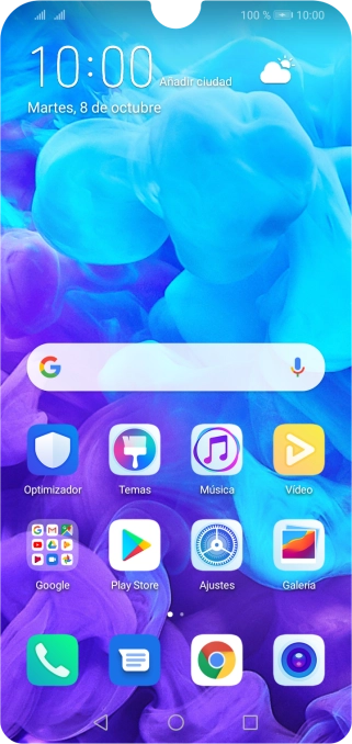 Cuando el icono de carga de batería aparece en la pantalla, el teléfono se está cargando.