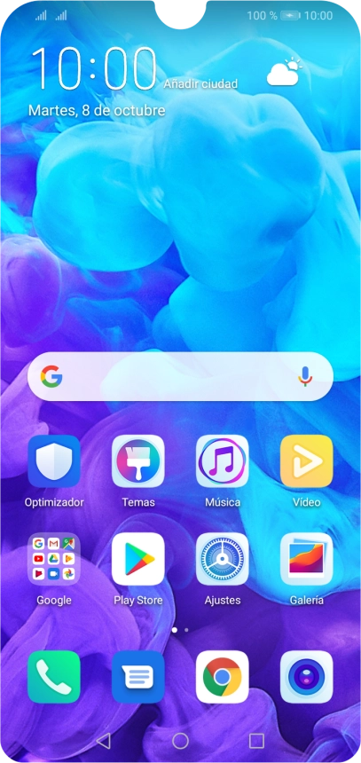 Cuando el icono de carga de batería aparece en la pantalla, el teléfono se está cargando.