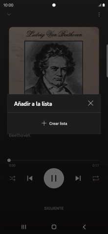 Pulsa Crear lista.