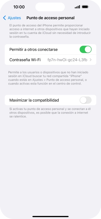 Desliza el dedo hacia arriba desde la parte inferior de la pantalla para terminar y volver a la pantalla de inicio.