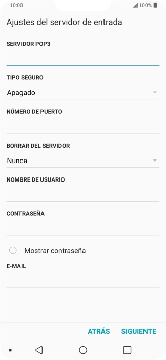 Pulsa en el campo bajo 