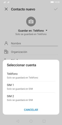 Pulsa Teléfono.