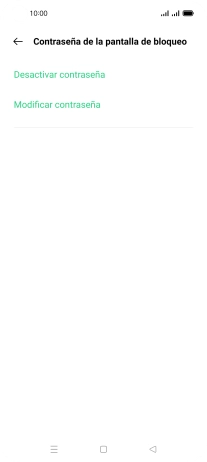 Pulsa Desactivar contraseña.