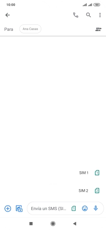 Pulsa la tarjeta SIM deseada.