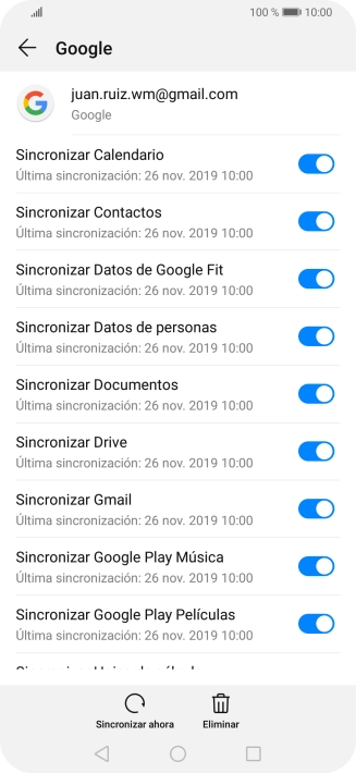 Pulsa la tecla de inicio para terminar y regresar a la pantalla de inicio.