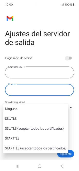 Pulsa SSL/TLS.