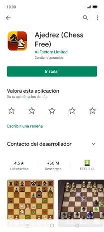 Pulsa la tecla de inicio para terminar y regresar a la pantalla de inicio.